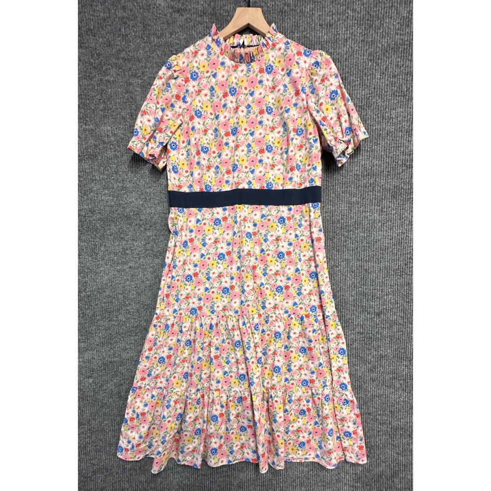 Boden Cottagecore Prairie Chic Whimsical Dopamine Dressing Milkshake Dress 12R